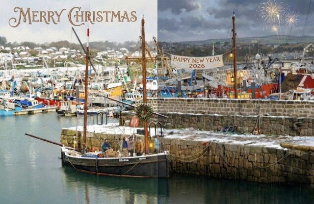 Old Quay Xmas card