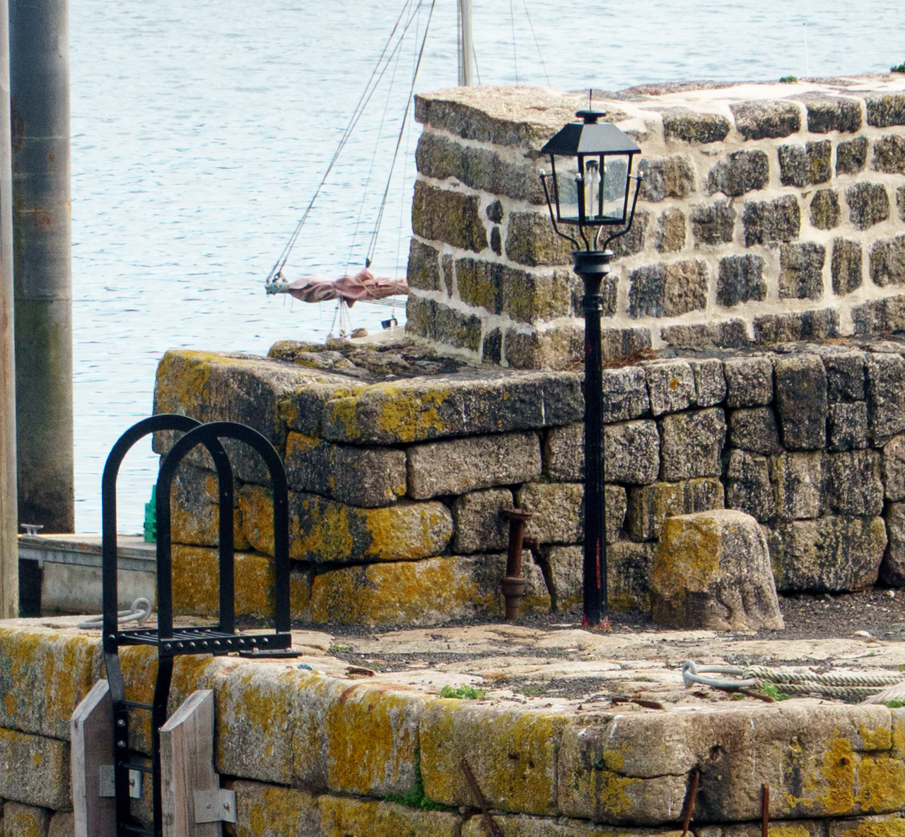Restored Old Quay light