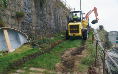 Excavation of the Red Lion slip begns